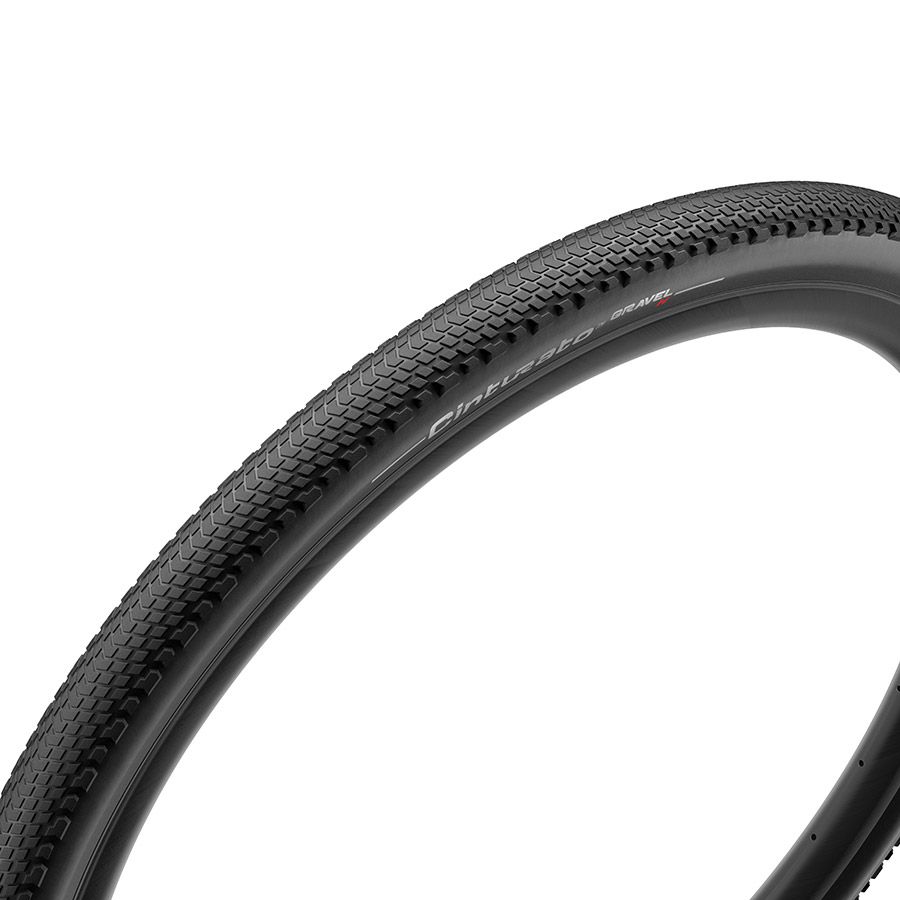 Pirelli, Cinturato Gravel H P-Line, Gravel Tire, 700x40C, Folding, Tubeless Ready, SpeedGrip, TechWALL, 60TPI, Black