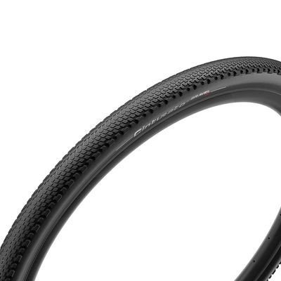 Pirelli, Cinturato Gravel H P-Line, Gravel Tire, 700x40C, Folding, Tubeless Ready, SpeedGrip, TechWALL, 60TPI, Black