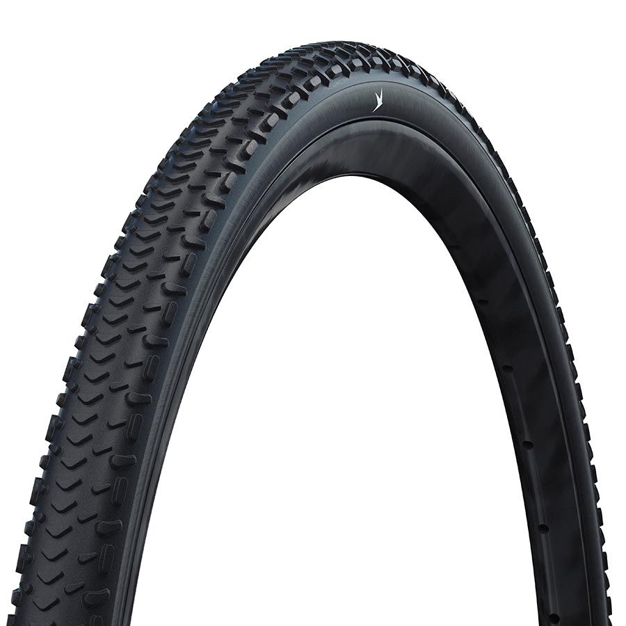 Schwalbe, G-One RX Pro, Gravel Tire, 28x1.70, Folding, Tubeless Ready, V-Guard, Black