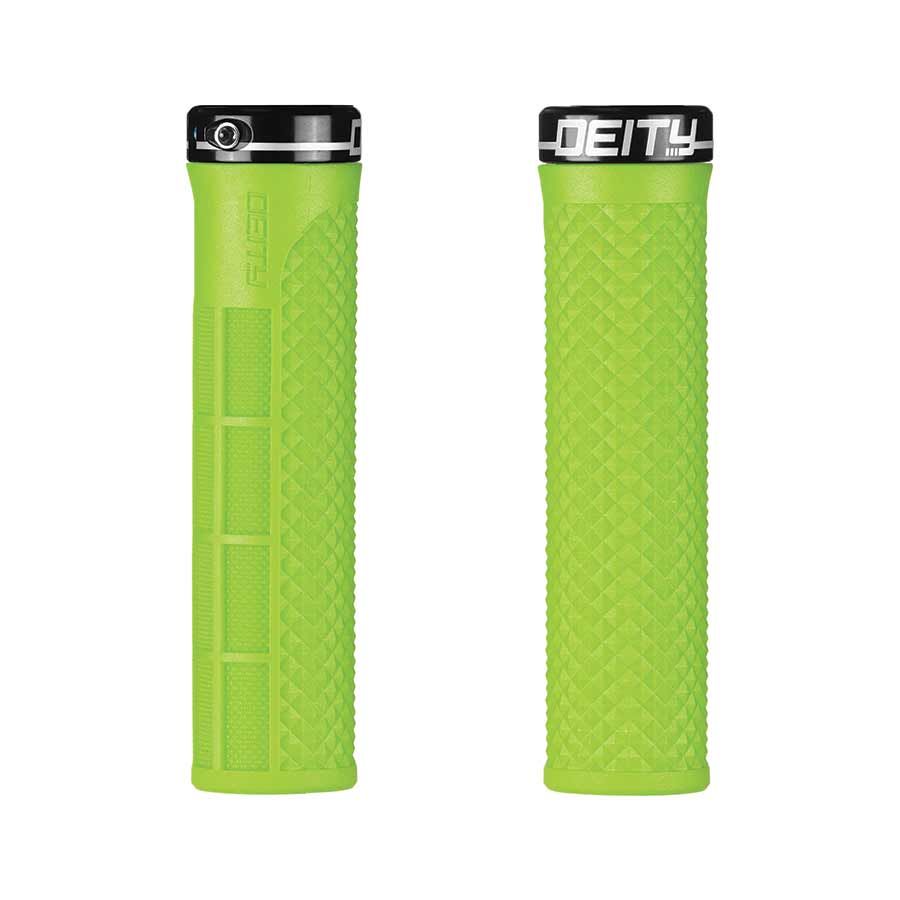 Deity, LockJaw, Grips, 132mm, Green, Pair
