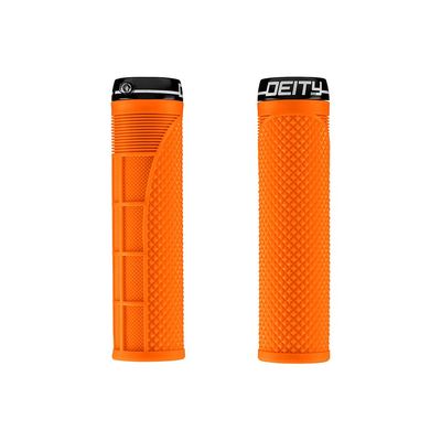 Deity, Megattack, Grips, 140mm, Orange, Pair