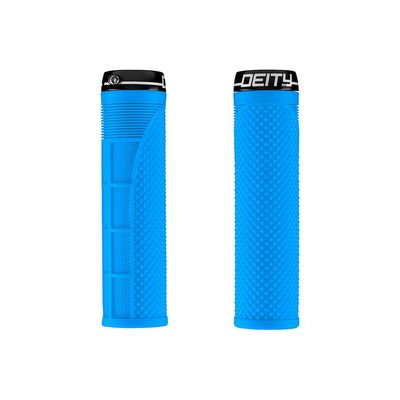 Deity, Megattack, Grips, 140mm, Blue, Pair