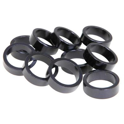 EVO, Alloy headset spacers, 28.6mm, Black, 5mm, (10X)