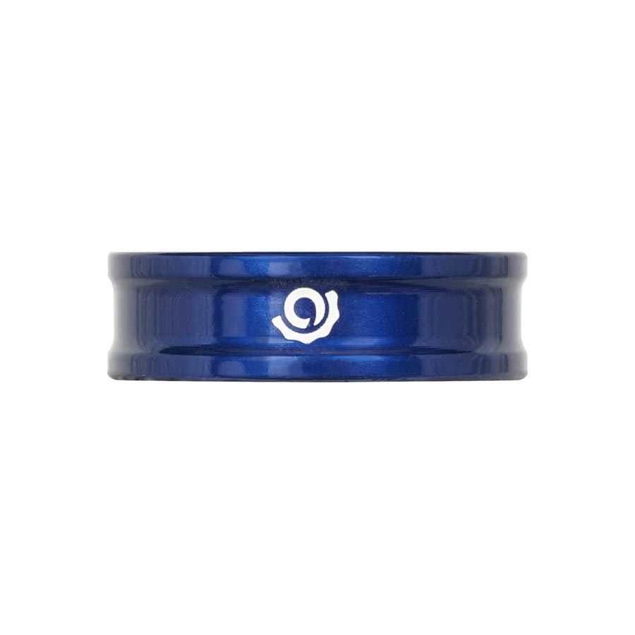 Industry Nine, iRiX, Headset Spacer, 1-1/8'', Height: 10mm, Aluminum, Blue