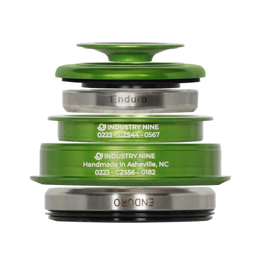 Industry Nine, iRiX ZS44/ZS56, Headset, : ZS44/28.6 | ZS56/40, ZeroStack, Complete, Lime
