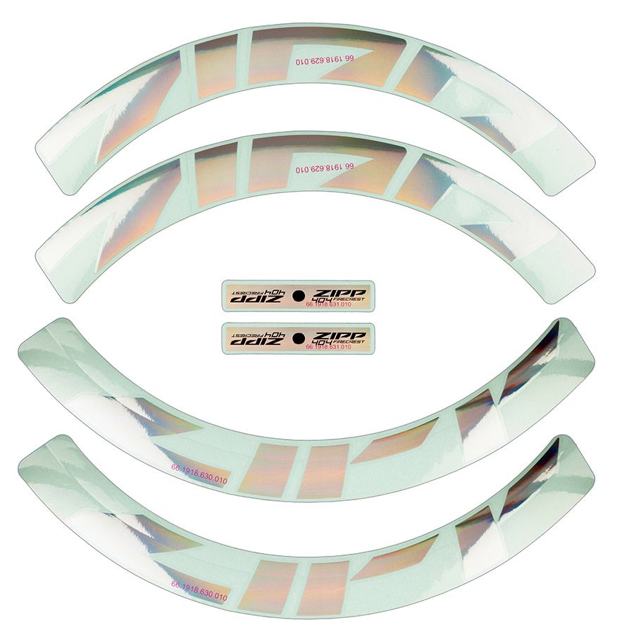 Zipp, 404 Silver Foil Decal Kit