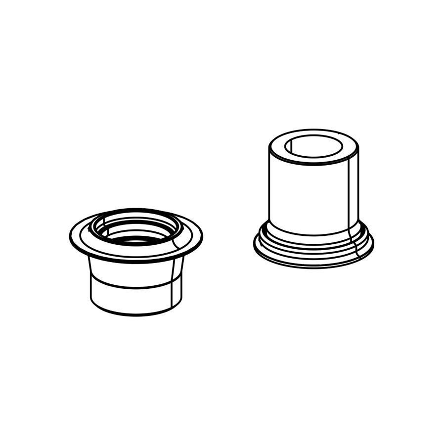Zipp, ZM900 Rear End Caps, 12x148 MicroSpline, Set