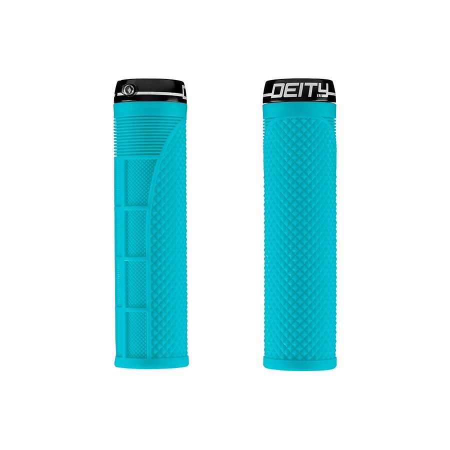 Deity, Megattack, Grips, 140mm, Turquoise, Pair