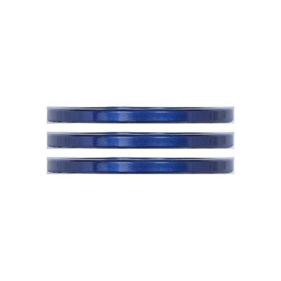 Industry Nine, iRiX, Headset Spacer, 1-1/8'', Height: 2.5mm, Aluminum, Blue, 3pcs
