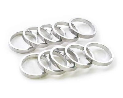 Wheels Manufacturing, Headset Spacer, 1-1/8'', Height: 5mm, Aluminum, Silver, 5pcs