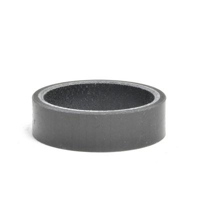 Wheels Manufacturing, Gloss Carbon Spacer, Headset Spacer, 1-1/8'', Height: 10mm, Carbon, Black