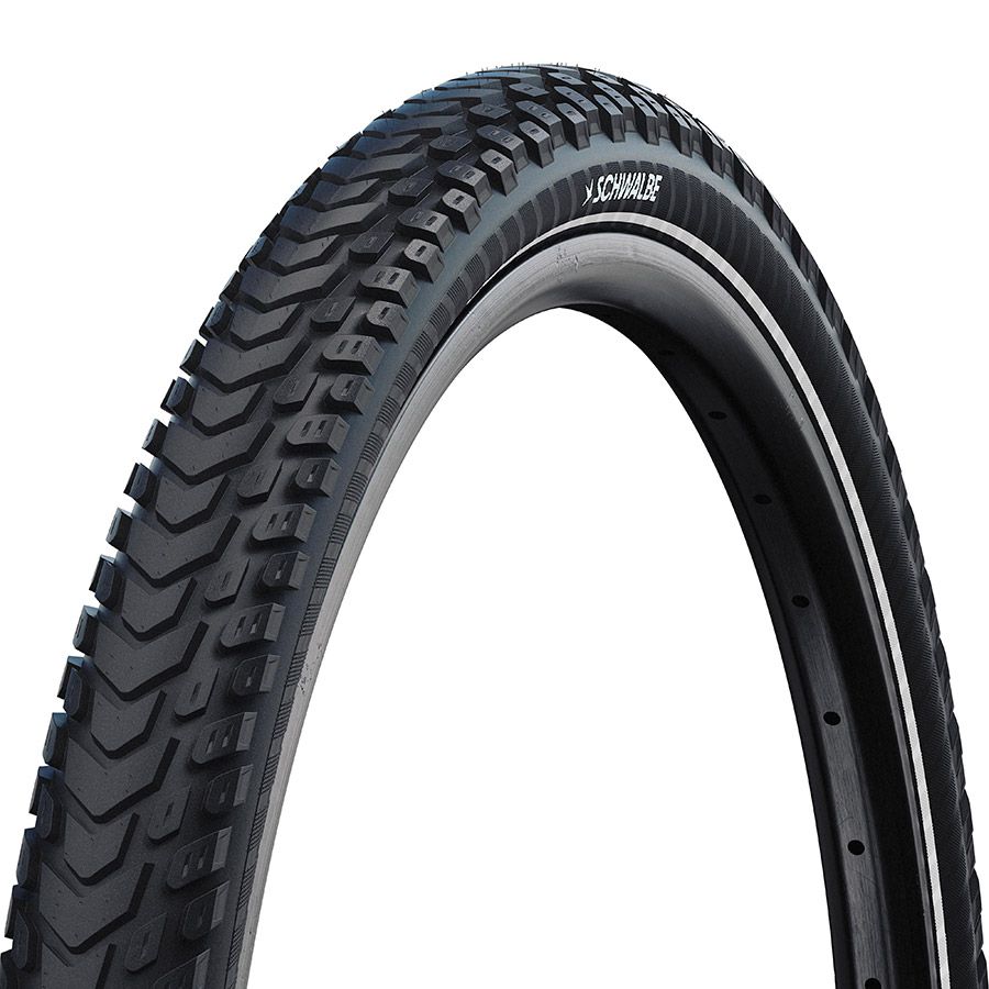 Schwalbe, Marathon Mondial, Hybrid Tire, 700x47C, Wire, Clincher, Addix, RaceGuard, 67TPI, Black