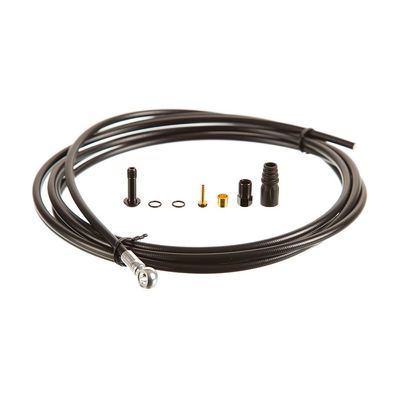 Tektro, Banjo Hose Kit, 5.5mm, 3200mm, Black, Kit