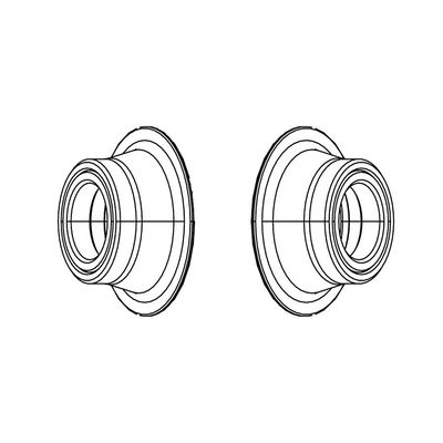 Zipp, 77/177 Conversion Caps, 77 Disc Front 100/12mm TA