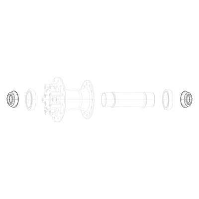 SRAM, Conversion caps, Front hub, (12x100, (X0, 900, Rise 60, Roam 30, Roam 40, Roam 60, Rail 40, Rise XX)