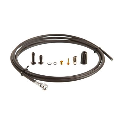 Tektro, Banjo Hose Kit, 5.0mm, 2000mm, Black, Kit