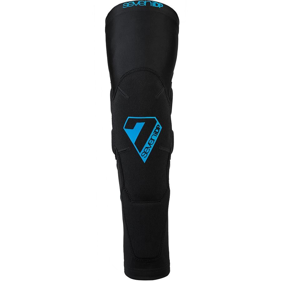 7iDP, Transition Long, Knee/Shin Guard, Black, XL, Pair