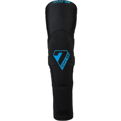 7iDP, Transition Long, Knee/Shin Guard, Black, XL, Pair
