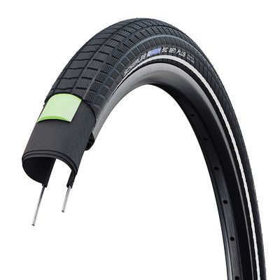 Schwalbe, Big Ben Plus Performance, Hybrid Tire, 27.5"x2.15, Wire, Clincher, Addix, Double Defense, GreenGuard, Reflex, 67TPI, Black
