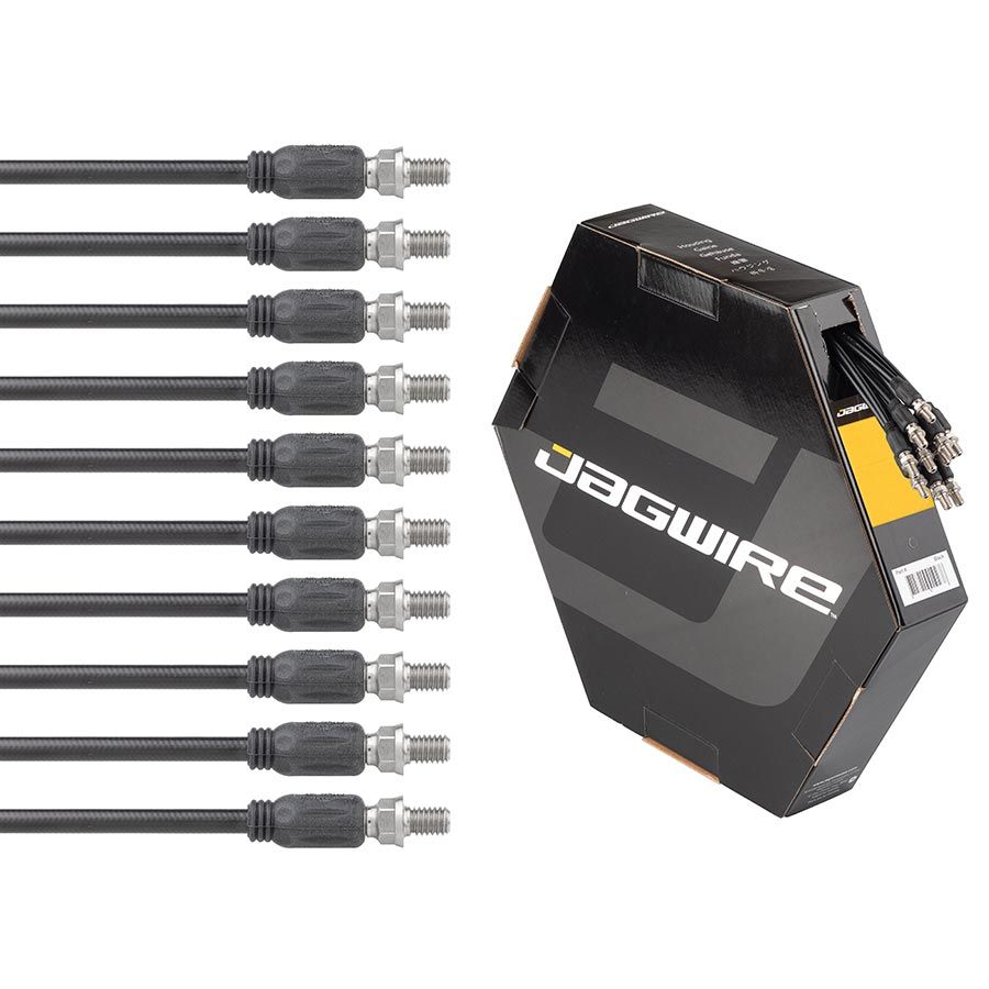 Jagwire, Sport, 2000mm, Black, 10pcs, SRAM Guide RSC (A1), Guide RS (A1), Guide R (A1), Level TL (A1), DB5, AvidElixir R, CR, CR Mag, 5, 7, 9, X0, XX 2012–2016, XX World Cup 2012, 7 Trail, 9Trail, X0