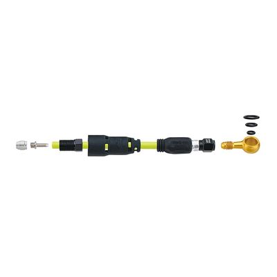 Jagwire, Mountain Pro Quick-Fit Adapters - Compatible w/ SRAMÂŽ Level Ultimate (A1), TLM (A1); Code RSC (A1), Code R (B1) Gold, Set