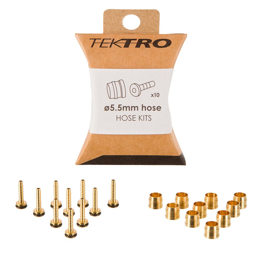 Tektro, Compression Ferrules Kit, 5.5mm, 10pcs, E7/T7/E5 series ABOT001221