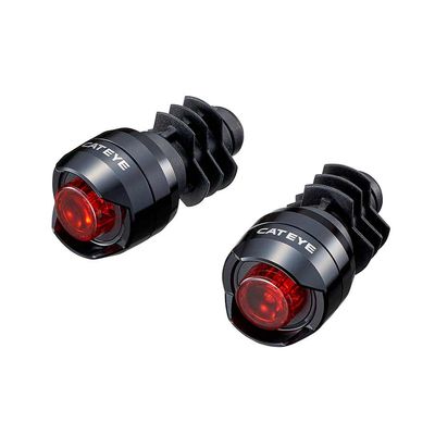 CatEye, Orb Bar End, Light, Pair, Black
