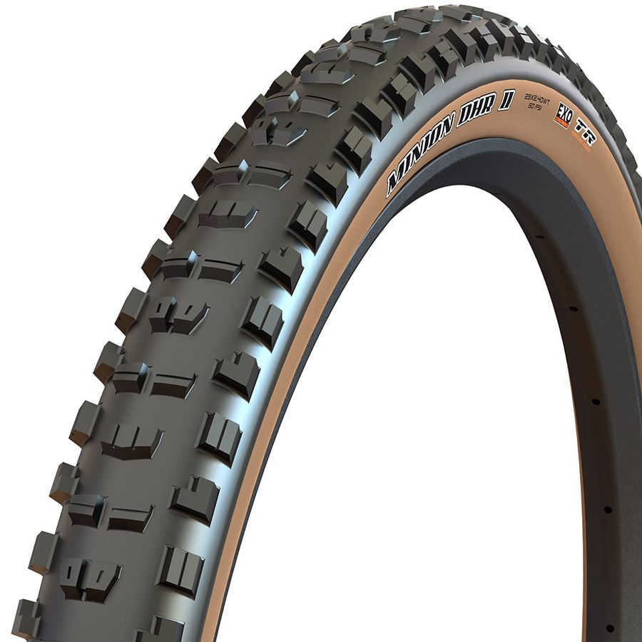 Maxxis, Minion DHR2, Mountain Tire, 29"x2.60, Folding, Tubeless Ready, Dual, EXO, 60TPI, Tanwall
