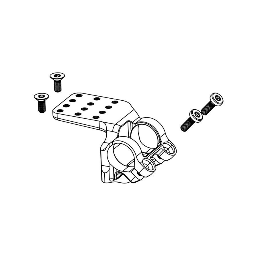 Zipp, Clamp &amp; Armrest for Vuka Aero C1, Right