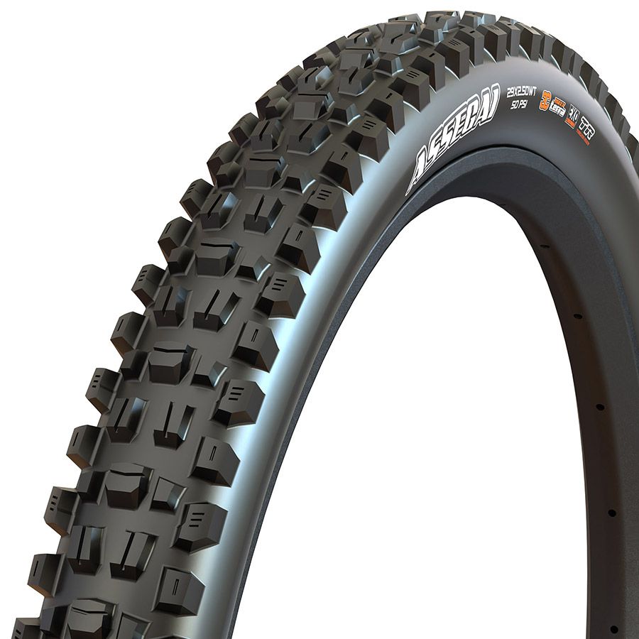 Maxxis, Assegai, Mountain Tire, 29"x2.60, Folding, Tubeless Ready, MaxxTerra, EXO, 60TPI, Black