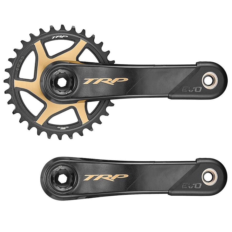 TRP, EVO 12 Carbon, Crankset, Speed: 12, Spindle: 30mm, BCD: Direct Mount, 30mm, 170mm, Black, MTB/Boost