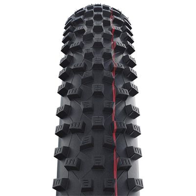 Schwalbe, Rocket Ron Addix, Mountain Tire, 27.5''x2.60, Folding, Tubeless Ready, Addix Speedgrip, SnakeSkin, 67TPI, Black