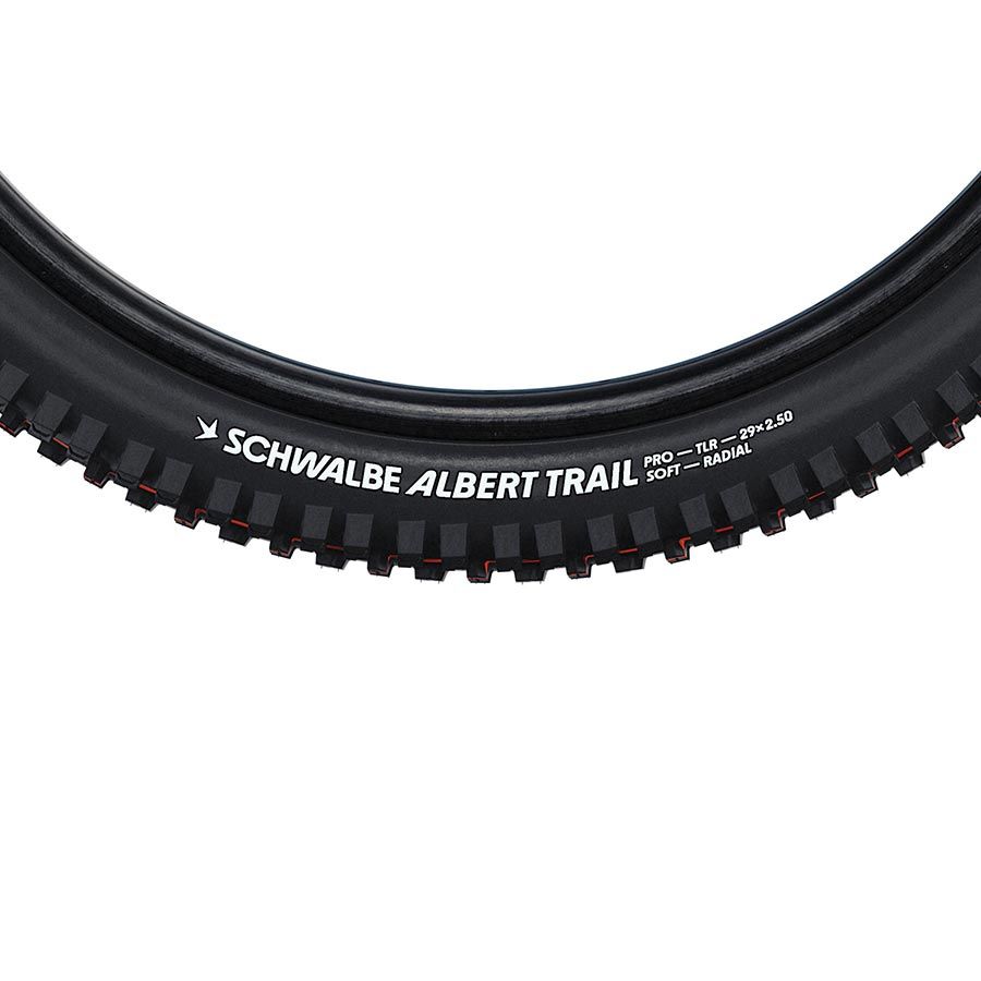 Schwalbe, Albert Trail Pro, Mountain Tire, 27.5"x2.50, Folding, Tubeless Ready, Addix Soft, Trail Pro - Radial, 67TPI, Black