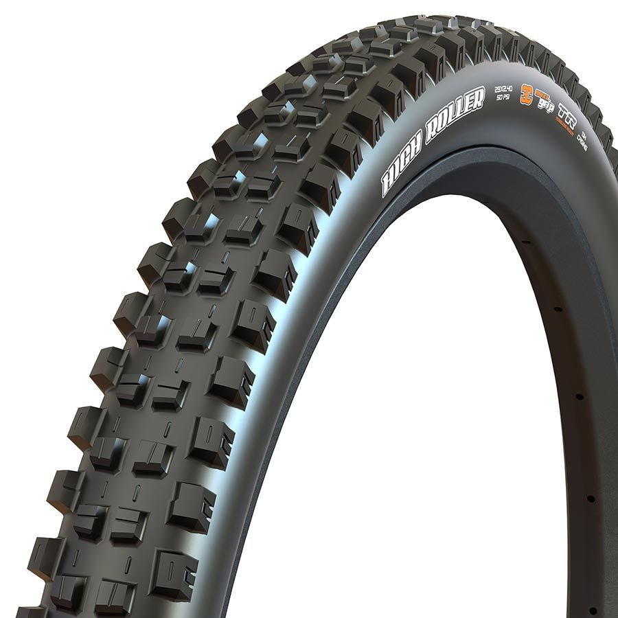 Maxxis, High Roller III, Mountain Tire, 29"x2.40, Folding, Tubeless Ready, 3C Maxx Grip, EXO+, 60TPI, Black