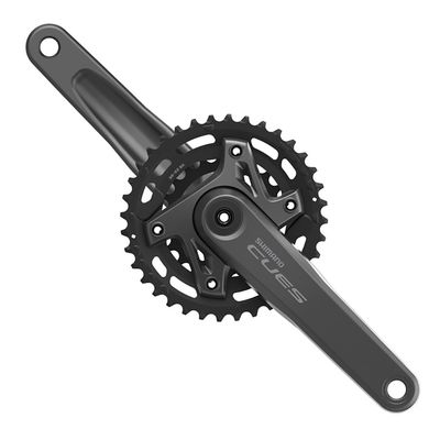 Shimano, CUES FC-U6000-2B, Crankset, Speed: 9/10/11, Spindle: 24mm, BCD: 96, 22/36, Hollowtech II, 170mm, Black, Boost, EFCU60002BCX62