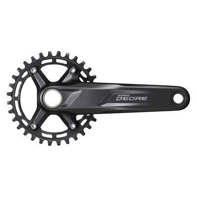 Shimano, FC-M5100-1, Crankset, Speed: 10/11, BCD: 96, 32, Hollowtech II, 175mm, Black, MTB, Set