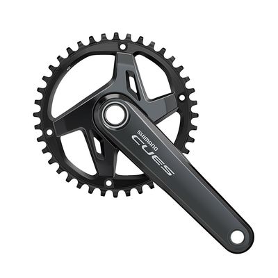 Shimano, CUES FC-U8000-1 40T, Crankset, Speed: 9/10/11, Spindle: 24mm, BCD: 96, 40, Hollowtech II, 175mm, Black, Boost, EFCU80001EXB0X