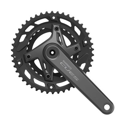 Shimano, CUES FC-U6000-2, Crankset, Speed: 9/10, Spindle: 24mm, BCD: 110, 30/46, Hollowtech II, 170mm, Black, Boost, EFCU60002CX60X