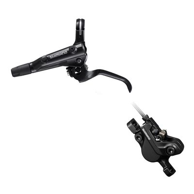 Shimano, Deore BL-MT501 / BR-MT500, MTB Hydraulic Disc Brake, Front, Post mount, Disc: 160 or 180mm (not included), Black, EMT5012JLFPRA100