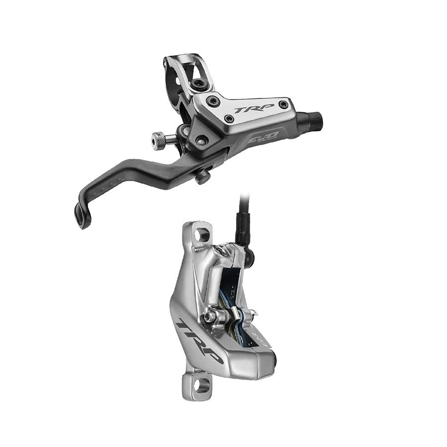 TRP, EVO PRO, MTB Hydraulic Disc Brake, Right, Post mount, Disc: Not included, Grey