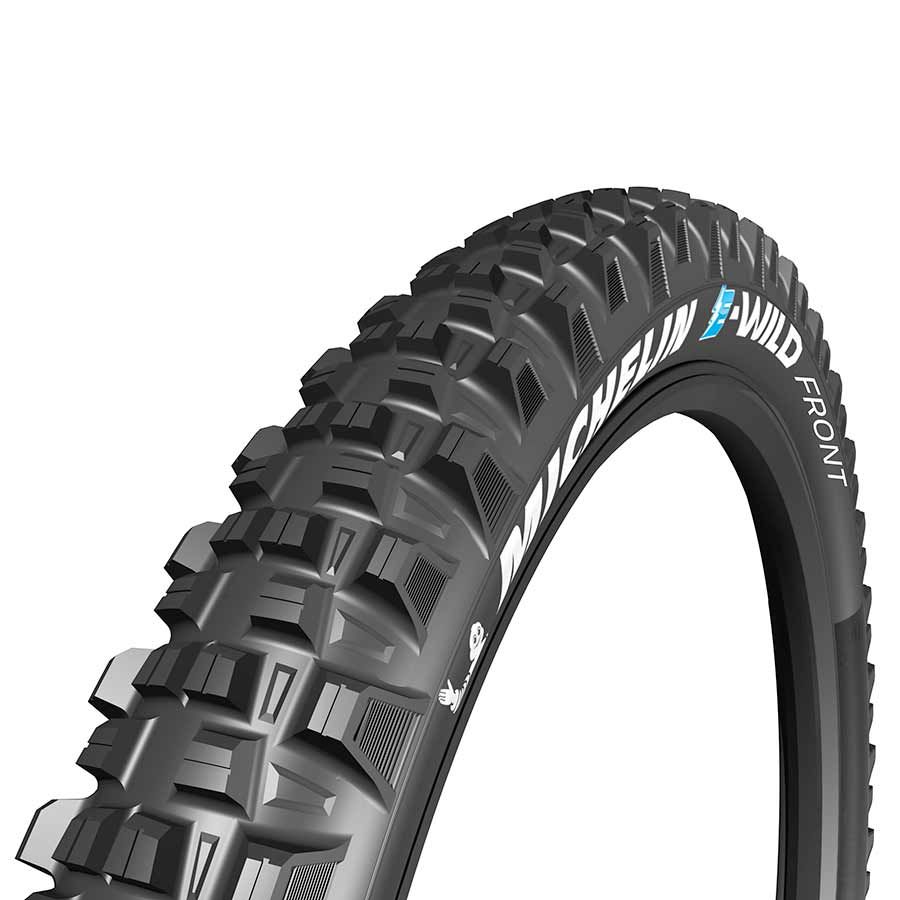 Michelin, E-Wild Front, Tire, 27.5''x2.80, Folding, Tubeless Ready, E-GUM-X, GravityShield, 3x60TPI, Black