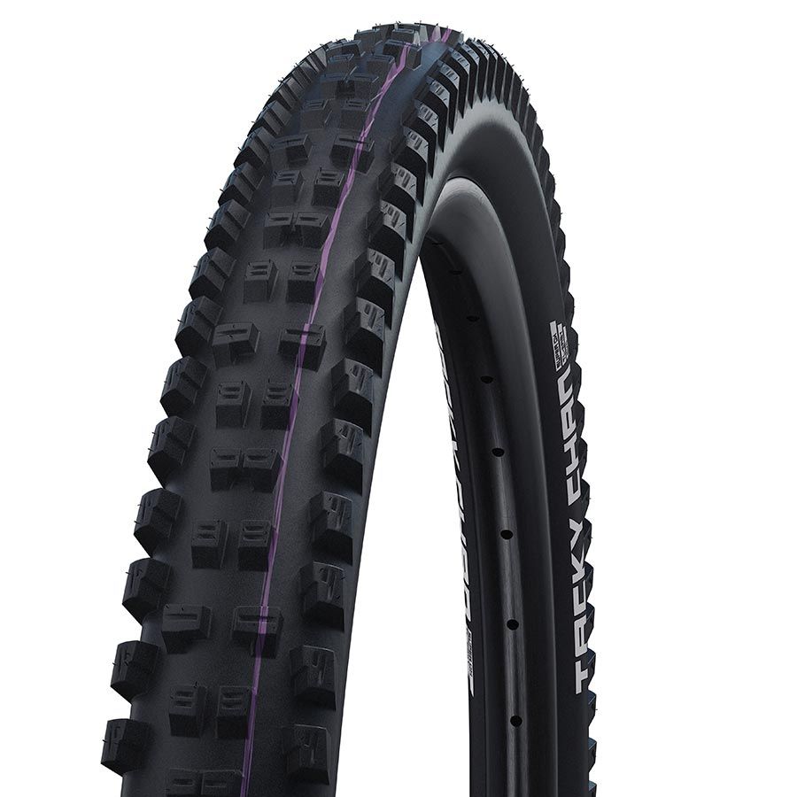Schwalbe, Tacky Chan, Mountain Tire, 27.5"x2.40, Folding, Clincher, Addix Ultra Soft, Super Downhill, TL Easy, 2x67TPI, Black