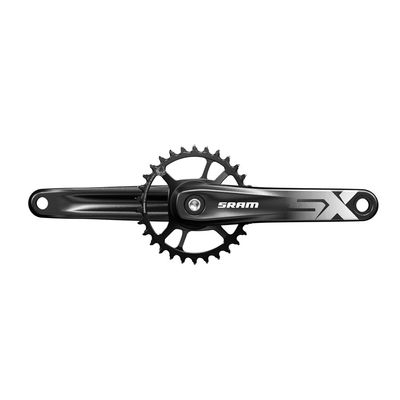SRAM, SX Eagle PowerSpline, Crankset, Speed: 11/12, BCD: Direct Mount, 32, Power Spline, 165mm, Black, Boost