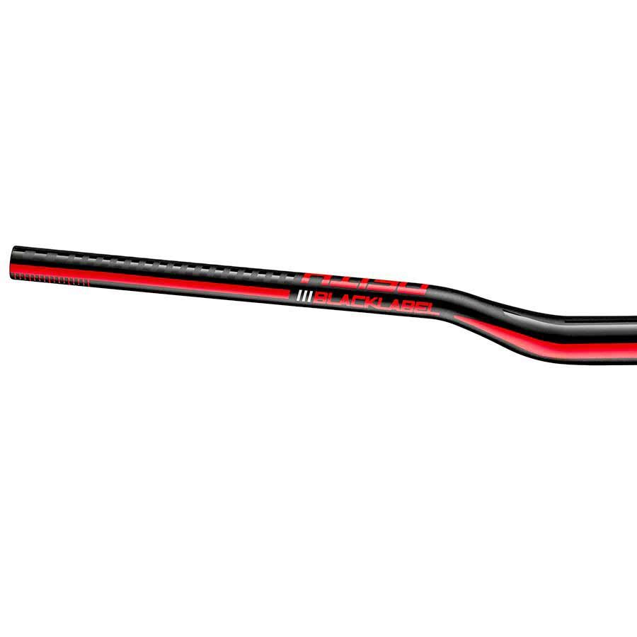 Deity, Black Label 25, MTB Handlebar, Diameter: 31.8mm, 800mm, Rise: 25mm, Red