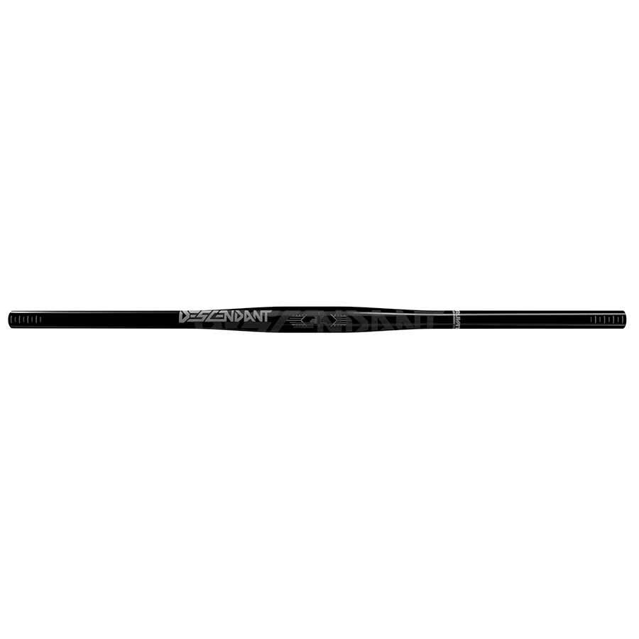 Truvativ, Descendent Carbon, Flat bar, Clamp: 31.8mm, W: 750mm, Rise: 0mm, Black
