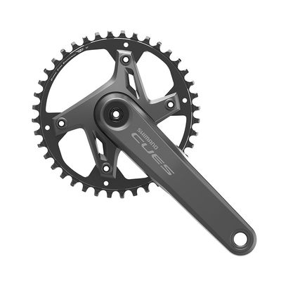 Shimano, CUES FC-U6000-1, Crankset, Speed: 9/10/11, Spindle: 24mm, BCD: 110, 40, Hollowtech II, 175mm, Black, Boost, EFCU60001EXB0X