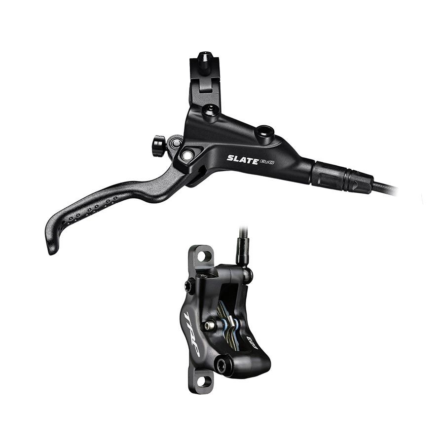 TRP, Slate EVO, MTB Hydraulic Disc Brake, Front, Post mount, Disc: Not included, 307g, Black