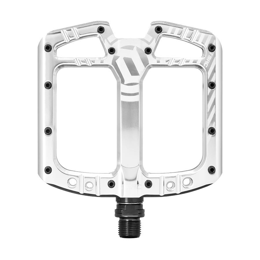 Deity, TMAC, Platform Pedals, Body: Aluminum, Spindle: Cr-Mo, 9/16'', Silver, Pair