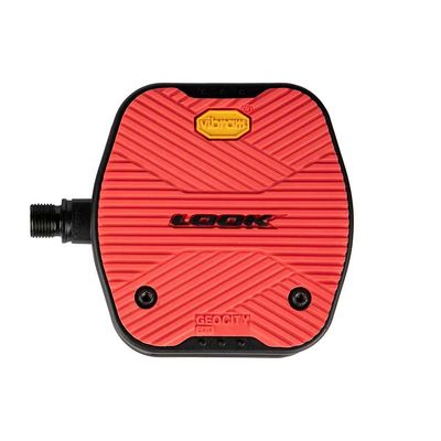 Look, GEO City Grip, Platform Pedals, Body: Composite, 9/16'', Red, Pair