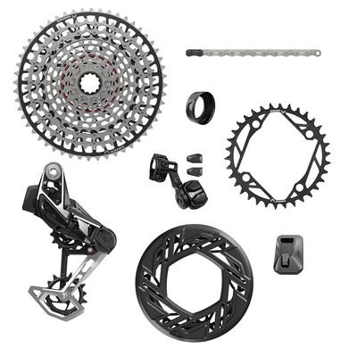 SRAM, XX T-Type Pedal Assist D2, Build Kit, 104BCD - no crank